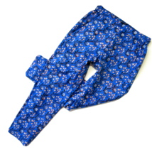 NWT J.Crew Pull-on Pant in Blue Vintage Scarf Floral Print Ankle Pants 0 - £35.17 GBP