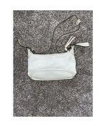 Coach Bleecker Off White Leather Bucket Convertible Hobo Shoulder Bag - $49.50