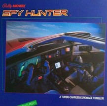 Spy Hunter Arcade Flyer 1983 Original Video Game Vintage Retro Artwork Promo - £51.19 GBP