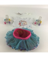 Build A Bear Workshop Clothing Outfit Costume Jojo Siwa Rainbow Tutu Ski... - $40.37 CAD