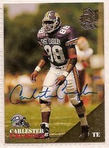 Carlester Crumpler signed autographed Football card - £7.69 GBP