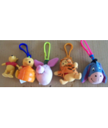 USED!! LOT OF 5 Winnie The Pooh 3&quot; Standing Toy &amp; MCDONALDS PLUSH, FREE ... - $6.92