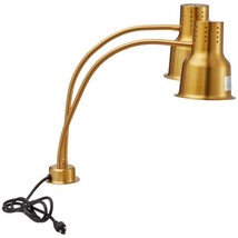 Avantco 24&quot; Gold Double Arm Stainless Steel Heat Lamp 120V 500W - £335.27 GBP