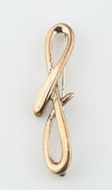 Authentic Tiffany &amp; Co Elsa Peretti Letter F Brooch Alphabet Collection ... - $238.01