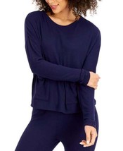 Alfani Womens Sleepwear Ribbed Sleep Top Size Small Color Venus Blue - £19.52 GBP