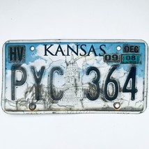 2009 United States Kansas Harvey County Passenger License Plate PYC 364 - $17.52 CAD