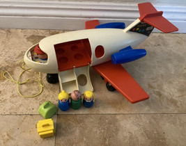 Vintage Fisher Price Little People Play Family Jet Set #183  FPB005 - £35.19 GBP