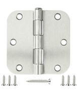 12 Pack Nickel Door Hinges Brushed Nickel Hinges for Doors 3 1/2 Interio... - $29.69