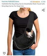 pet dog carrier bag - £15.78 GBP