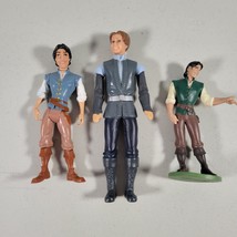 Disney Prince Flynn Rider Action Figures Lot Aidan and Flynn Raider - $9.97