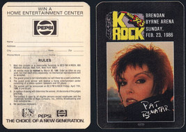 Pat Benatar OTTO Cloth Backstage Radio Pass from the Feb 23, 1986 Concert at... - £4.73 GBP