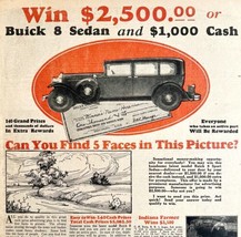 Buick 8 Sedan Game Prize 1931 Advertisement Automobilia Maine Augusta DWCC17 - £31.44 GBP