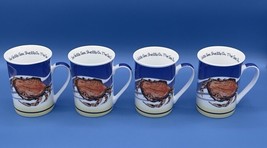 Paul Cardew Crab &amp; Lobster She Sells Sea Shells Coffee Mug, Lot Of 4 *Pr... - $23.26