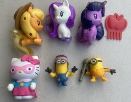 Random Lot Of 6 McDonalds Happy Meal Toys Hello Kitty My Little Pony Min... - $16.53