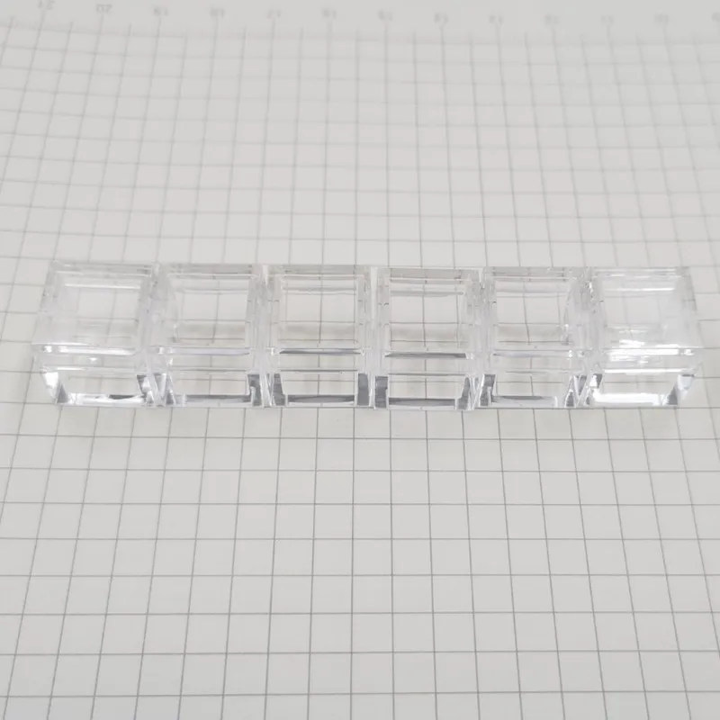 10pcs Acrylic Cases for Element Cube Cube Shape Clear Boxes Collection Storage S - $61.07