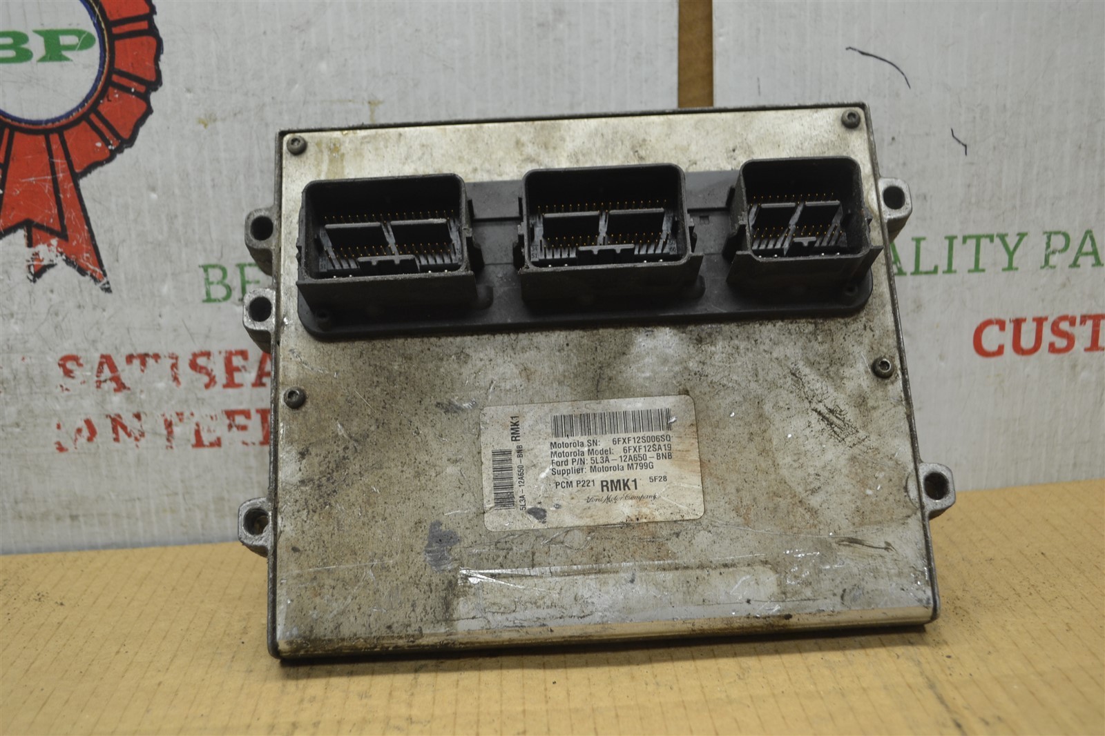 2005-06 Ford F150 4.2L MT Engine Control Unit ECU 5L3A12A650BNB Module 7... - $68.59