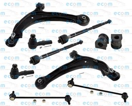 10Pcs Lower Control Arms Tie Rods Ends Sway Bar Link For Honda Odyssey EX Van - £237.53 GBP