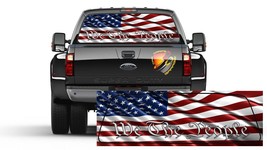 American Flag We The People Patriotic Rear Window Perforated Graphic Dec... - $50.99