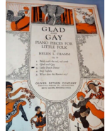 Glad and Gay Sheet Music Piano Pieces for Little Folk Little Dutch Dance... - £11.64 GBP