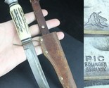 Vintage PIC Solingen Germany Hunting Knife sheath Skinner Bowie Hunter Rare - £71.71 GBP