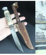 Vintage PIC Solingen Germany Hunting Knife sheath Skinner Bowie Hunter Rare - £70.61 GBP