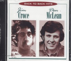 Back To Back Hits by Jim Croce &amp; Don Mclean - Folk Rock - Music Audio cd - $36.88 MXN