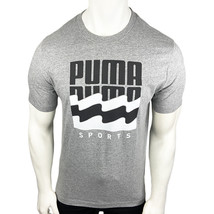 Nwt Puma Msrp $42.99 Summer Men&#39;s Light Gray Crew Neck Short Sleeve T-SHIRT - £14.85 GBP