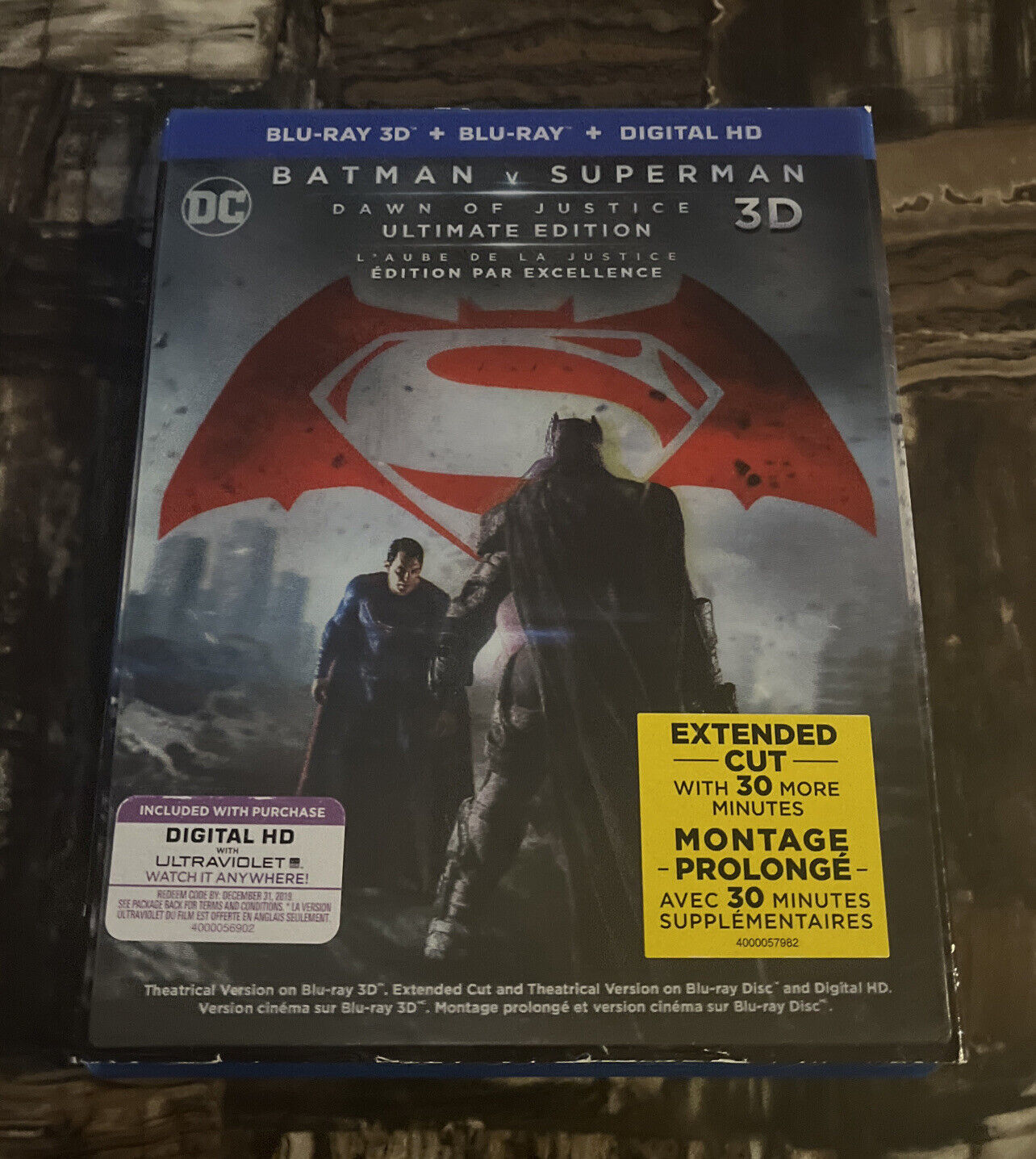 Batman v Superman: Dawn of Justice (Blu-ray/DVD, 2016, 3-Disc Set, Canad... - $16.77