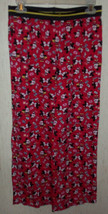 Excellent Womens Disney Cuties Minnie &amp; Mickey Mouse Knit Pajama Pants Size M - £14.90 GBP