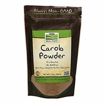 NOW Foods, Carob Powder, Dry Roasted, Additive-Free, Nutritious Substitute fo... - £9.78 GBP