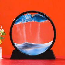 3D Sand Art Hourglass Home Office decor Floating Moving Sand Arts Flowing Sand   - £18.44 GBP+