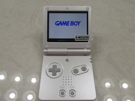 Refurbished Nintendo Gameboy Game Boy SP  White Upgraded Backlit Screen V5 LCD - £142.60 GBP