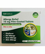ALLERGY RELIEF TABLETS 28 DAYS For Hay Fever/Pet Allergies/Dust- 10mg - $123.92 MXN