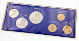 1978 Argentine World Tasse Football 6 Pièce de Monnaie Kit 20-3000 Pesos - $93.40