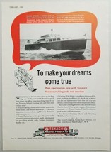 1949 Print Ad Texaco Marine Huckins Offshore 48 Fairform Flyer Diesel - $13.48