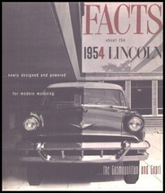 1954 Lincoln Facts Brochure- Capri Cosmopolitan Xlnt! - £11.97 GBP