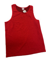 Speedo Sleeveless T Shirts  Men Red Tank Top 90% Cotton L - $29.69