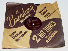 Jack Richards Unchained Melody Don&#39;t Be Angry 78 Rpm Record Broadway 200... - $79.99