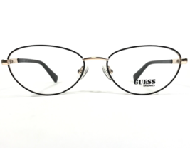 GUESS Brille Rahmen GU8238 033 Schwarz Gold Rund Voll Felge 55-16-140 - £25.85 GBP