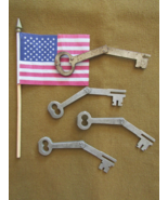 antique folding skeleton keys / church keys - $116.91 CAD