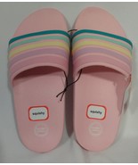 Wonder Nation Little and Big Girls Sport Slide Sandals Multi Size (5-6) - $16.68 CAD