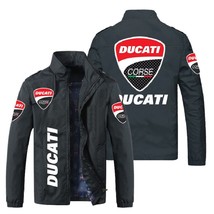 2021 New Fashion Men Jackets Coats Ducati Car Logo Printed Jacket Casual Windbre - £80.91 GBP