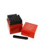 ABN Metal Large 1/4&quot; Stamping 36-Piece Tool Kit – Alphabet, Numbers, Sym... - £23.55 GBP