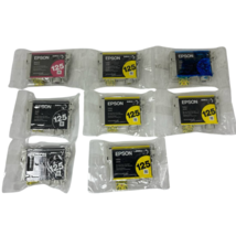 9 Epson 125 DURABrite Ink Cartridge Cyan Yellow Black For Stylus NX-125 + - $77.36