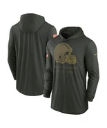 Mens Browns 2025 Salute to Service Lightweight Pullover Hoodie - Cleveland - $69.90