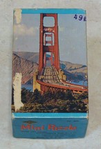 Vintage Warren Built Rite Mini Jigsaw Puzzle San Francisco Golden Gate Bridge - £5.90 GBP