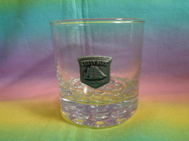 Cutty Sark Scotch Whisky Heavy Glass Pewter The Real McCoy Logo Bubble Bottom  - £3.91 GBP