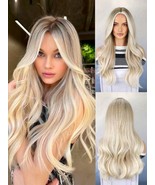 Blonde weavy wig, blonde curly wig, blonde wig with waves, blonde wig wi... - $48.02 CAD