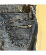 7 FOR ALL MANKIND Roxanne Blue Jeans Straight Size 25 Great Condition - $24.74