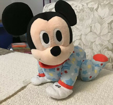 Disney Baby Musical Crawling Pals MICKEY MOUSE Plush - Developmental Toy, 12128 - £11.59 GBP